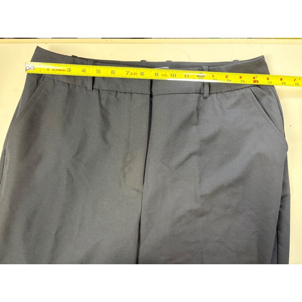Worthington Curvy Trouser Black Wide Leg Dress Pants Womens 12 Tall Professional - Picture 4 of 6